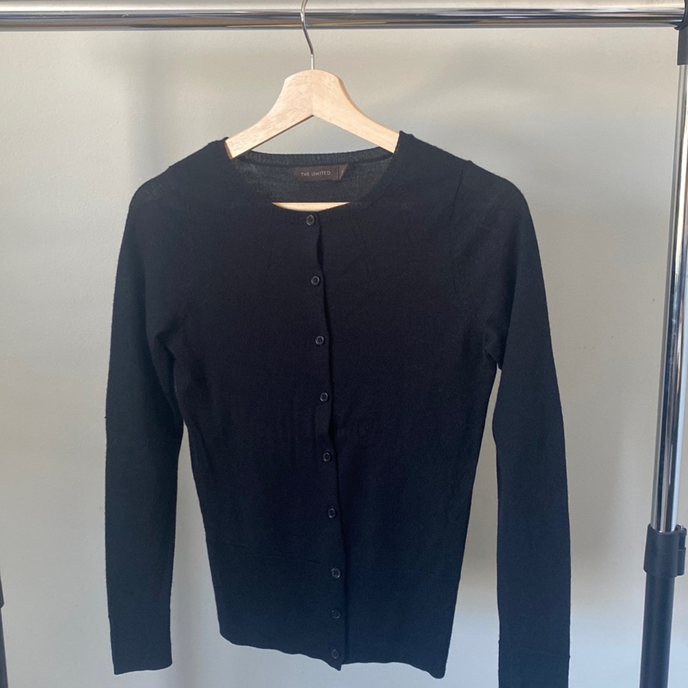 The Limited black cardigan, size XS